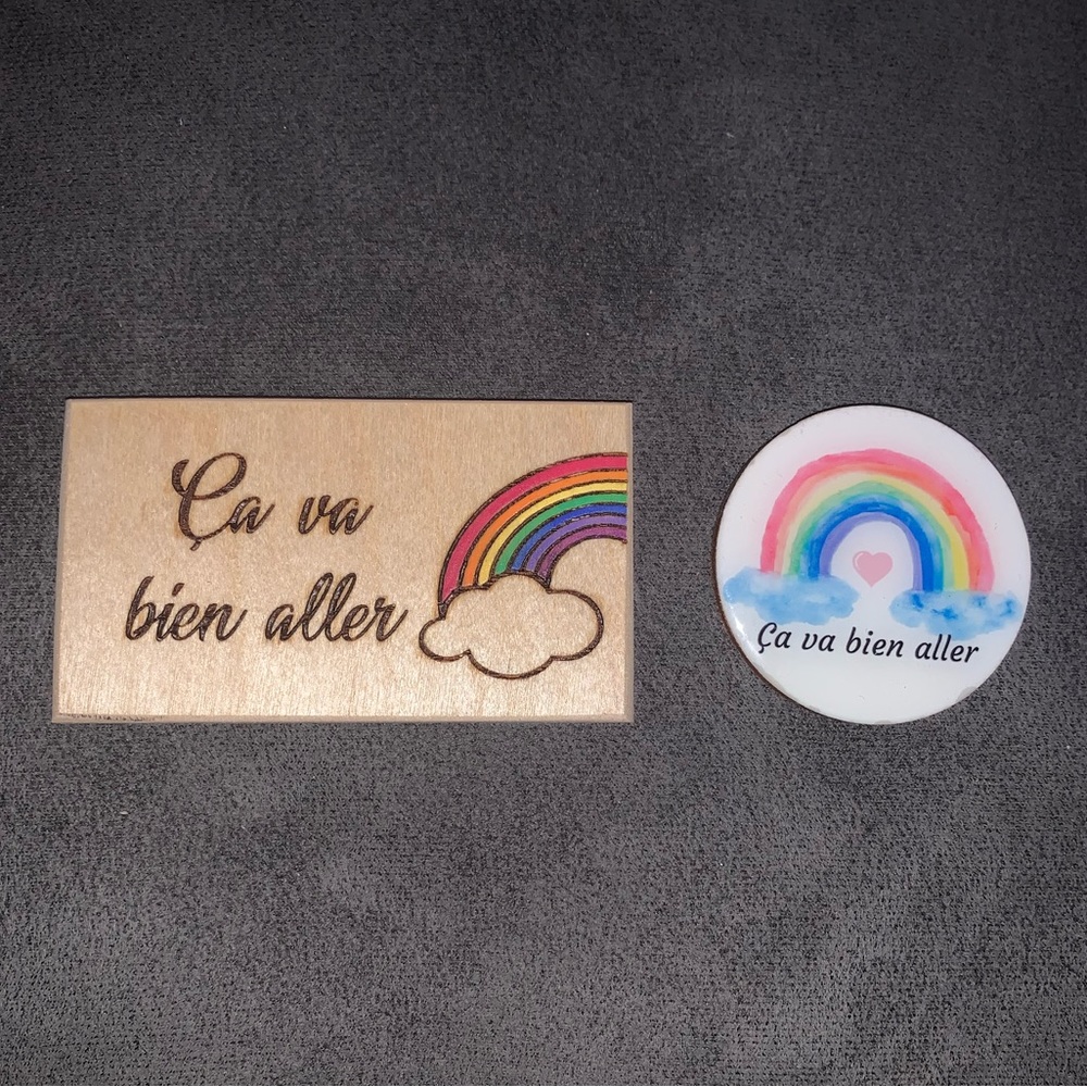 Ca va bien aller “Saying” Souvenir Magnets from Covid 19